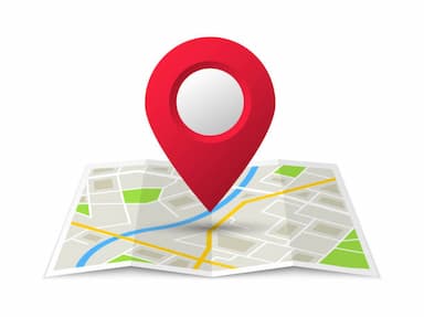 Map or store location